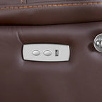 Bonded Leather Zero Gravity Power Recliner with Massage and Heating