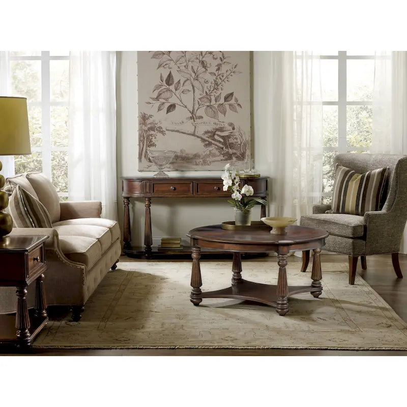 60 Inch Long Rubberwood Console Table