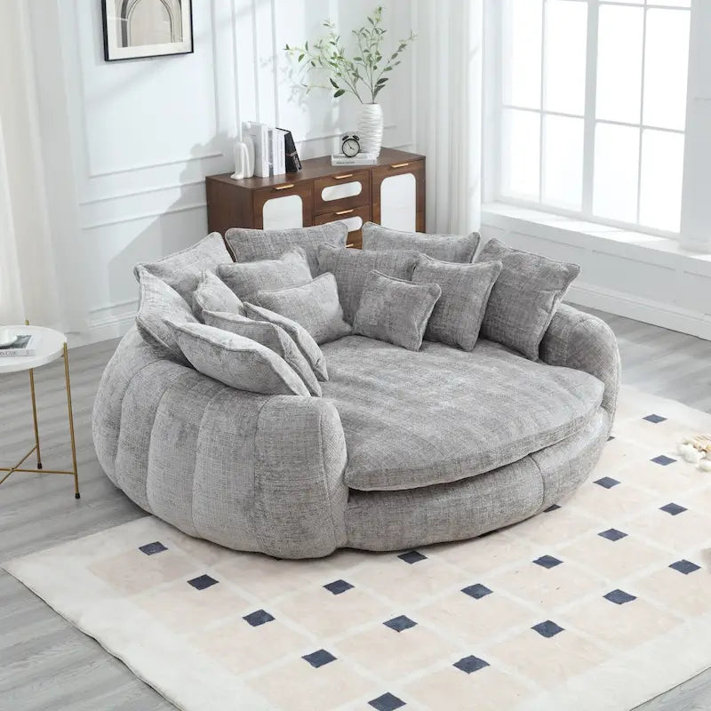 Comfortable Double Loaf Sofa Bed, Oversized Sofa Bed with Armrests
