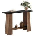 47 Mid-Century Modern Console Sofa Table with Storage for Entryway - 47.24 W x 13.78 D x 35.43 H