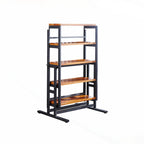 Versatile Convertible Dining Table with Industrial Rustic Design for Compact Spaces