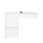 Wood Wall Mount Hair Stylist Salon Station Storage Cabinet Lockable - 15.98 x 40.47 x 32.01