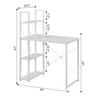 Office Workstation with Shelves