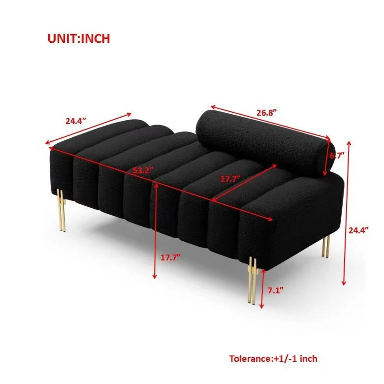 Upholstered Modern Sofa Couch