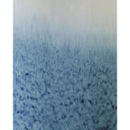 White/Blue Stool - 13W x 13D x 18H