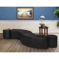 Curved Indoor Ottoman (Set of 2)