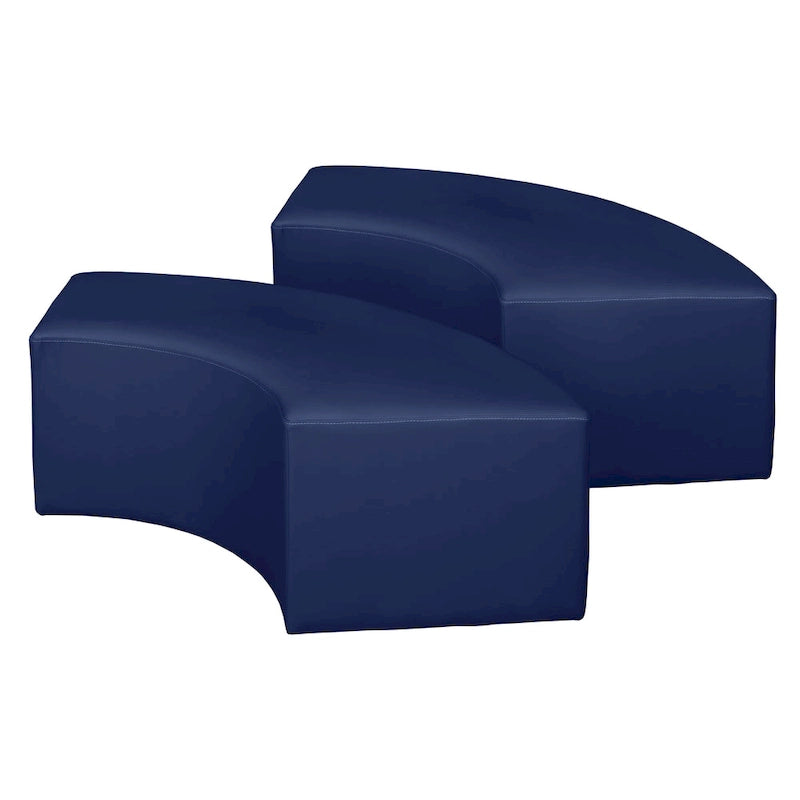 Curved Indoor Ottoman (Set of 2)
