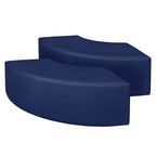 Curved Indoor Ottoman (Set of 2)