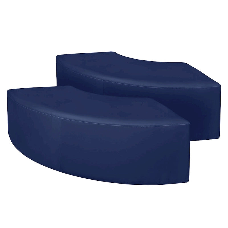Curved Indoor Ottoman (Set of 2)