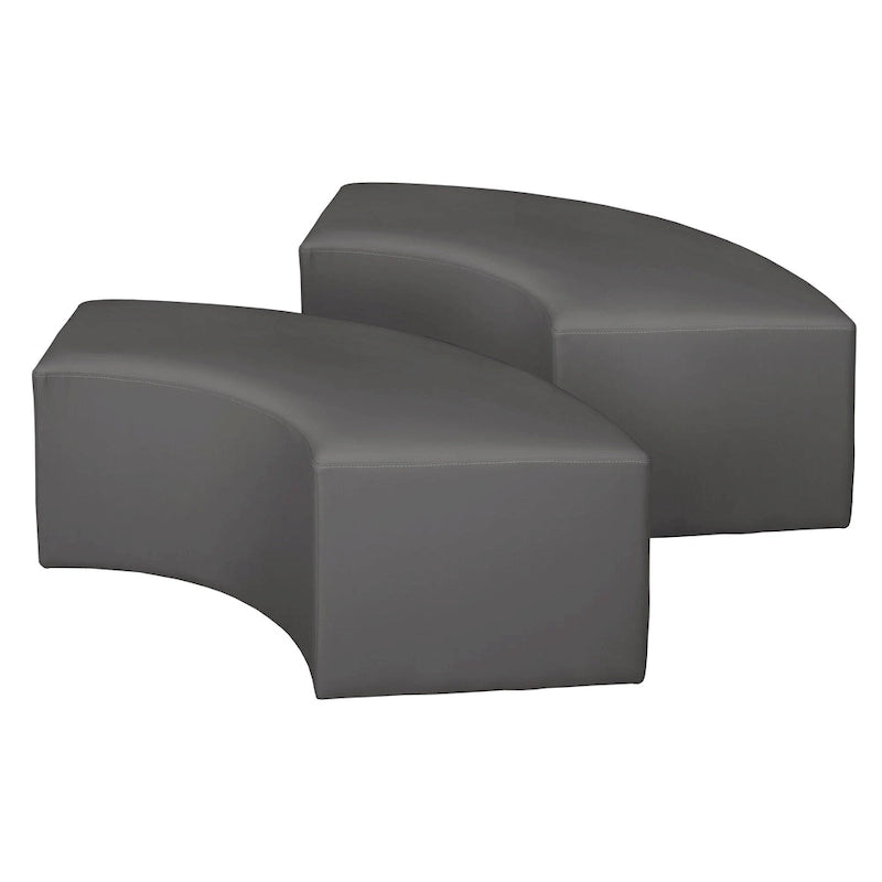 Curved Indoor Ottoman (Set of 2)
