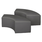 Curved Indoor Ottoman (Set of 2)