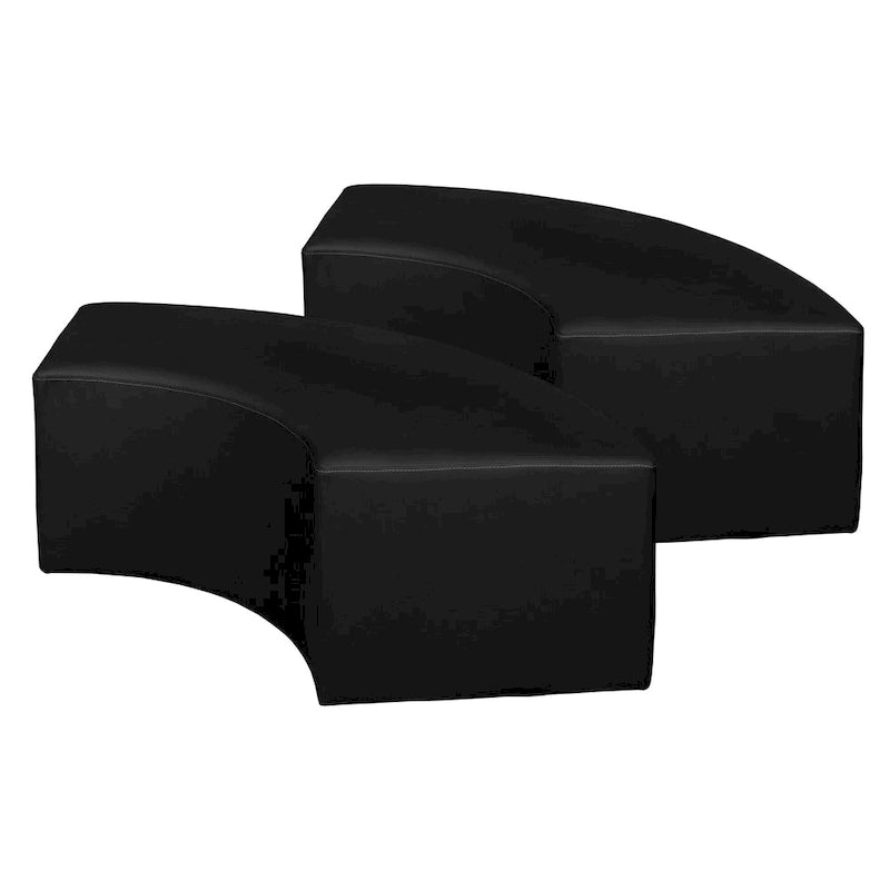 Curved Indoor Ottoman (Set of 2)