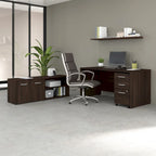 Studio C 60W Desk with Return and Cabinet by 