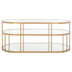 3 Shelf Coffee Table - 42 L x 21 D x 17 H - 42Wx21Dx17H