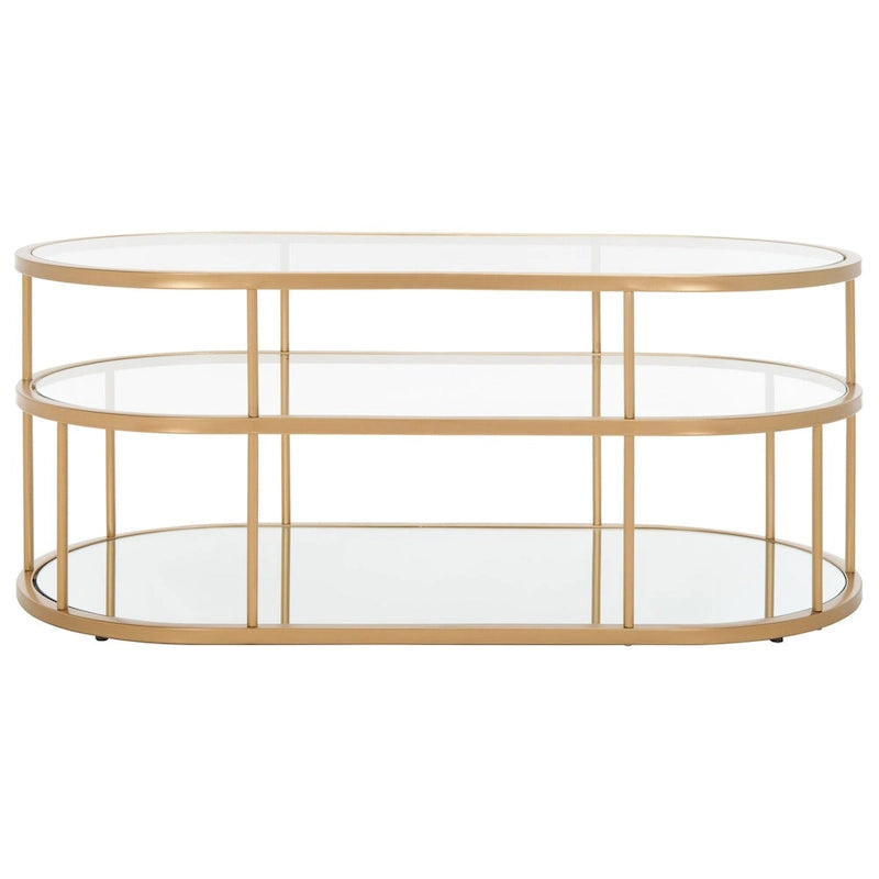 3 Shelf Coffee Table - 42 L x 21 D x 17 H - 42Wx21Dx17H