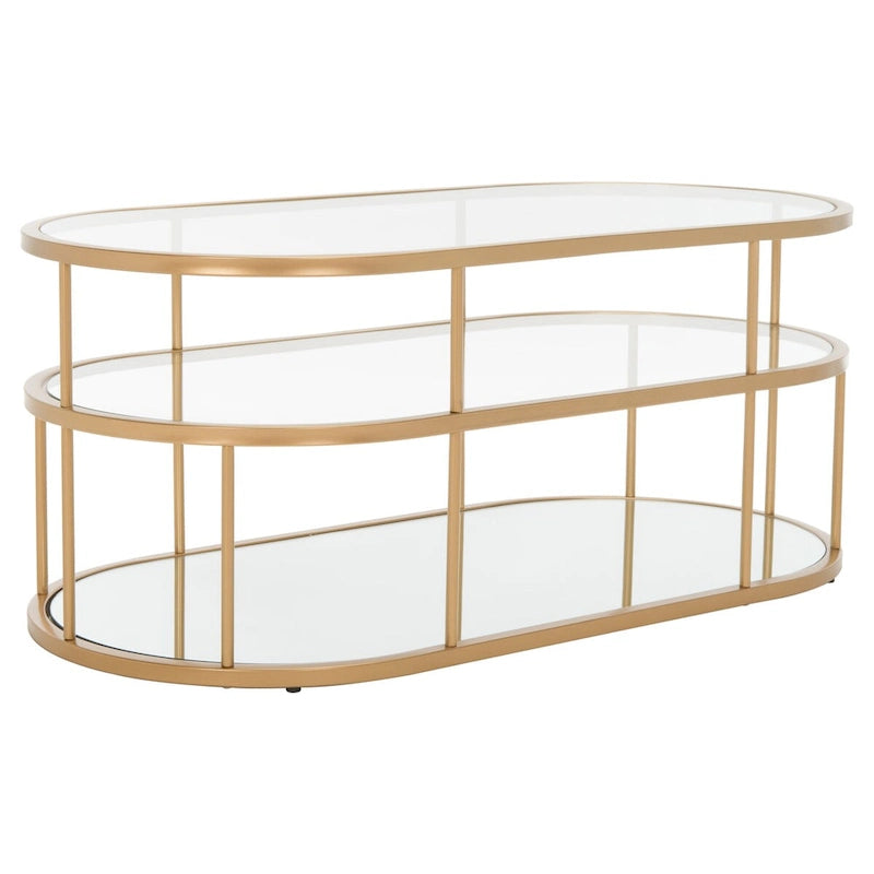 3 Shelf Coffee Table - 42 L x 21 D x 17 H - 42Wx21Dx17H