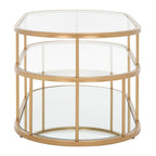 3 Shelf Coffee Table - 42 L x 21 D x 17 H - 42Wx21Dx17H