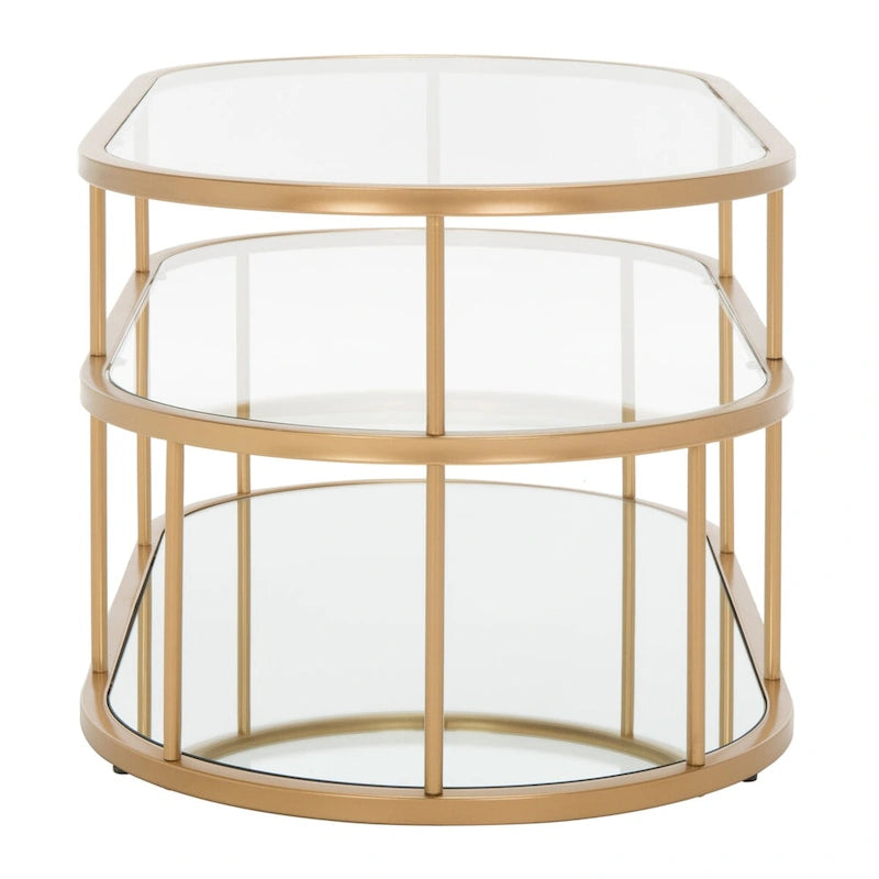 3 Shelf Coffee Table - 42 L x 21 D x 17 H - 42Wx21Dx17H