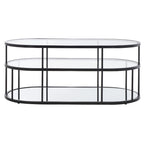 3 Shelf Coffee Table - 42 L x 21 D x 17 H - 42Wx21Dx17H
