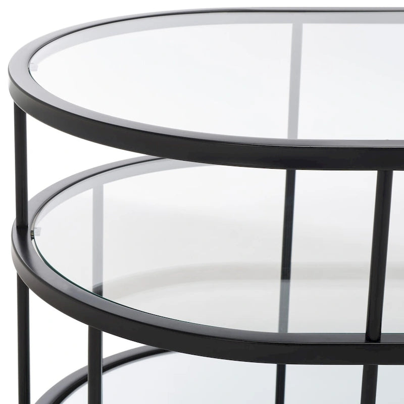 3 Shelf Coffee Table - 42 L x 21 D x 17 H - 42Wx21Dx17H