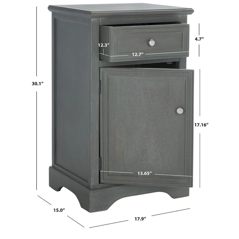 End Table - 17.9 x 15 x 30.1 - 18Wx15Dx30H
