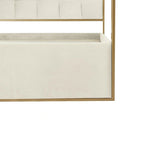 Contemporary Upholstered King Size Canopy Bed