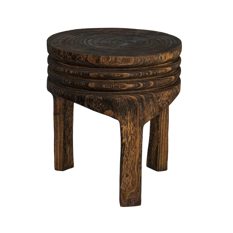 Wood Carved Stool