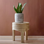 Wood Carved Stool