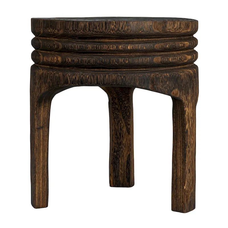 Wood Carved Stool