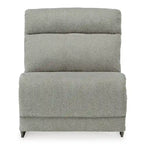 Gray 3-Piece Power Reclining Sectional Sofa - 109W x 38D x 39H