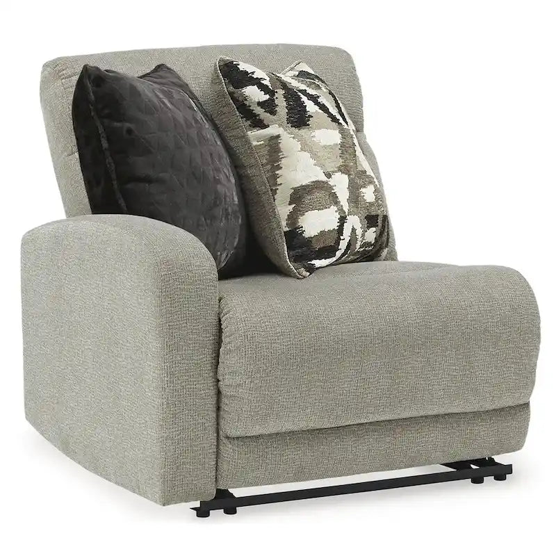 Gray 3-Piece Power Reclining Sectional Sofa - 109W x 38D x 39H