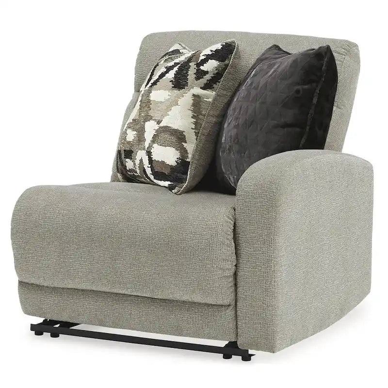 Gray 3-Piece Power Reclining Sectional Sofa - 109W x 38D x 39H