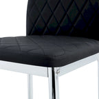 Dining chair, black chair and 6-piece set of