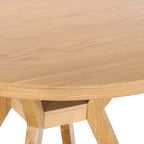 48-inch Round Wood Dining Table - Natural - 48Wx48Dx30H
